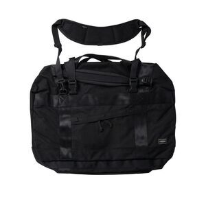 PORTER YOSHIDA 2-Way Duffel Bag Men BLACK Handbags